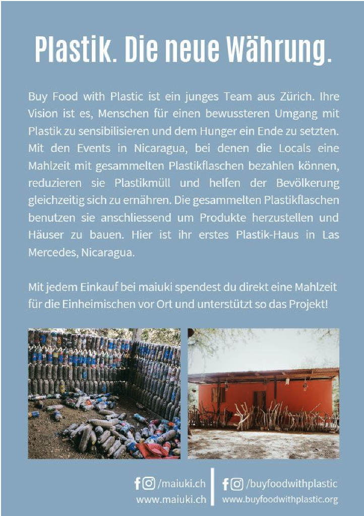 Buy food with plastic